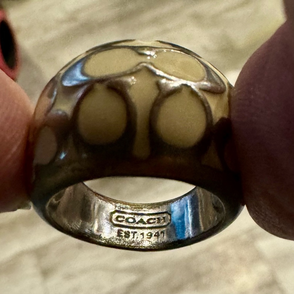 Coach Ring size 6 - Picture 2 of 4
